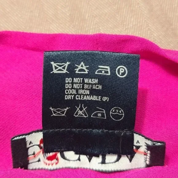 Escada Bodysuit Magenta Long Sleeve - Picture 4 of 5